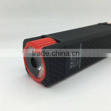 2016 New Outdoor Flash Light Power Bank Rechargerable 2600mah 6000mah 8000mah Power Bank