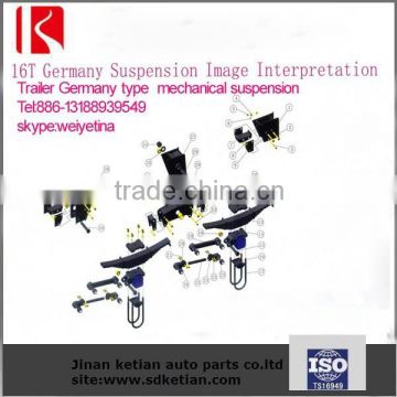 Heavy Duty Trailer Mechanical Suspension with good price