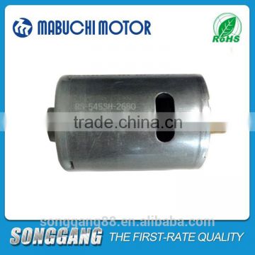 Taiwan Supplier Customized Household Electrical Appliances Mabuchi 12v DC Motor RS-545SH-2680 For Hair Dryer , Massager