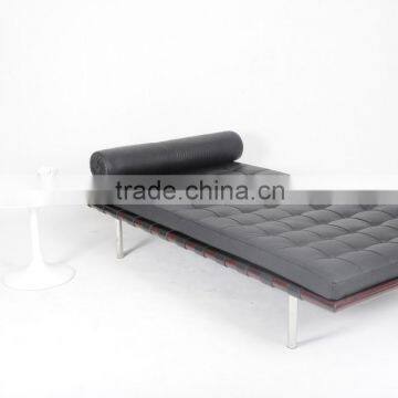 alibaba hot products living room furniture van der rohe daybed leather replica