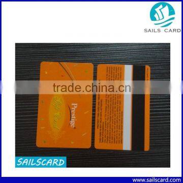 Fast Delivery Glossy RFID Smart Card with Loco/Hico Magnetic Stripe