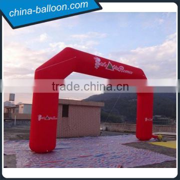 inflatable red arch/ inflatable start line arch / inflatable finished line arch for game