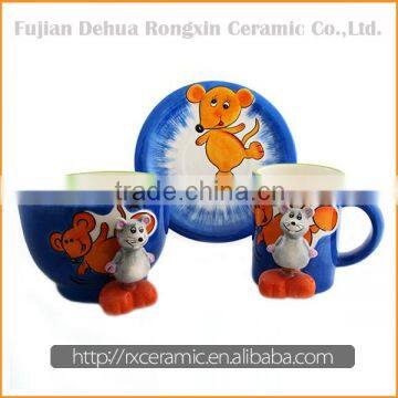 Wholesale new arrival ceramic dinnerware porcelain dinnerware for kids