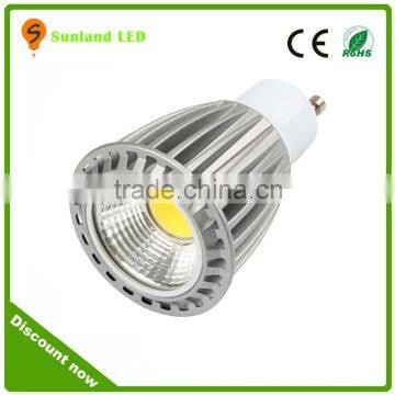 2016 New Arrival 3W 4W 5W 6W 7W 8W 9W CE RoHS COB LED Light GU10 , GU10 LED Bulb