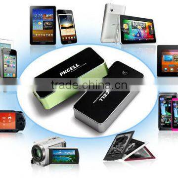 9600mAh High Capactity Mobile Power Bank,Two USB,6 Connectors, for iPhon ,iPad, LG, SAMSUN, NOKI,HTC