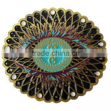 custom flower shape eyes style badges for decoration/souvenir