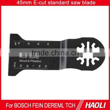 45mm HCS E-cut standard oscillating muti tool saw blade for fast cutting wood,drywall and soft plastics