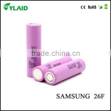 ICR18650 26F 18650 2600mah li-ion battery with high quality cell battery pack