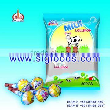 Whistle milk lollipop