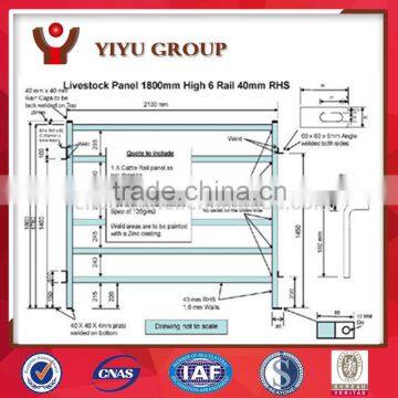 Top Sale Galvanized Steel New Zealand Cattle Yard photo-3