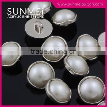 MIT High Quality 15 mm Loose Rhinestone Pearls Blazer Button