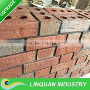 210*100*65 Grey Orange Color Gradually Change Color Exterior Wall Brick