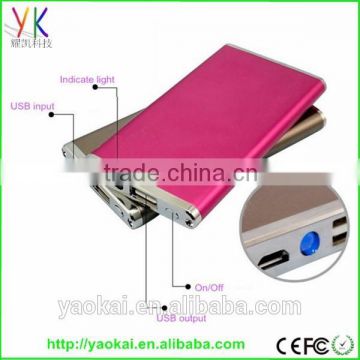 High quality portable power bank charger approve with CE, RoHs selling at low price