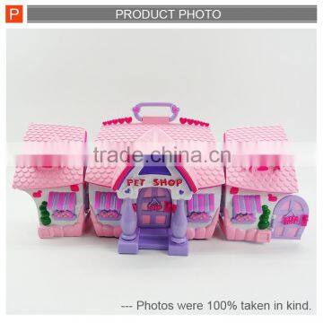 Lovely Diy Toys Plastic Beautiful House Pet Shop Toys photo-4