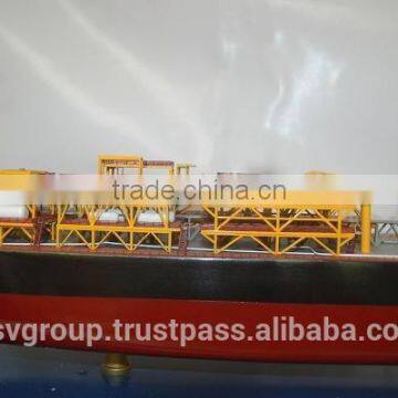 Wooden Ship Model Fpso Ptsc Lam Son- Wooden Boat Handicraft