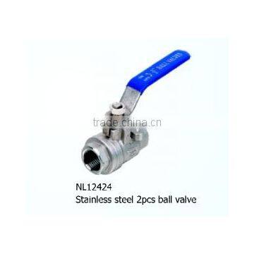 2015 new type stainless steel 3pcs ball valves