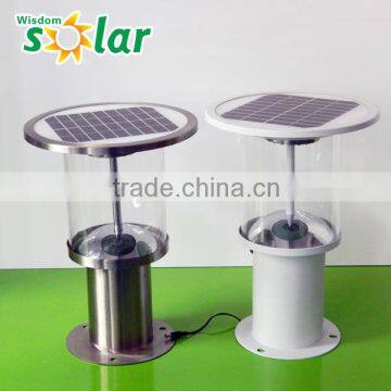 energy saving outdoor pillar lamp solar lantern garden decorative