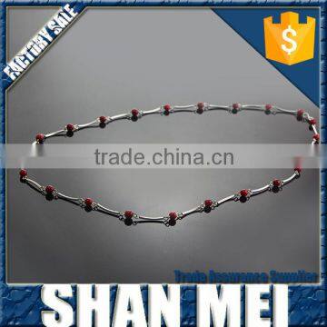 Blue Gemstone Beads Necklace,sterling Silver Chain Necklace photo-2