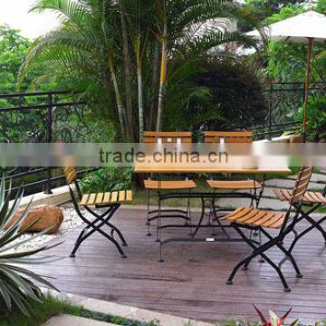 Powder coated steel outdoor furniture