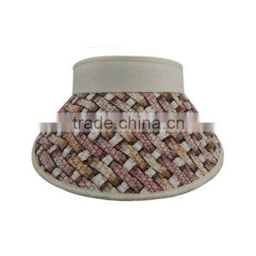 Cheap new design visor summer cap