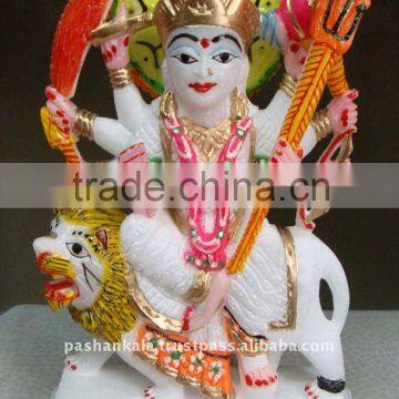 Marble Durga Statues