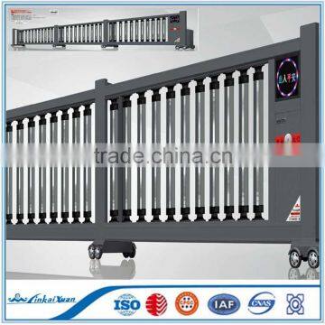 Electric retractable security fence door with CE certificate