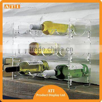 Special new products wine rack/clear acrylic wine display stand