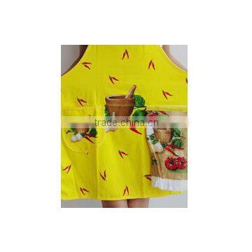 Cotton Velour Printed With Eco-friendly Pvc Home and Garden Apron photo-5