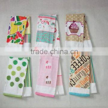 60g/pc Printed Cotton Kitchen Cooling Towel Tea Towel Bulk Buy From China