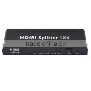 Best price! hdmi splitter to coaxial 1 in 4 Out 4Ports Splitter Distributor Converter (4way HD splitter 1.4 for HDTV support