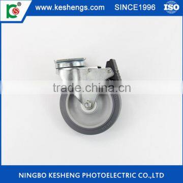 Industrial threaded stem caster