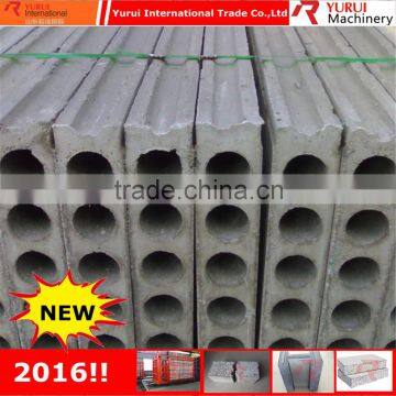 Cement board wall precast concrete hollow core wall panel machine