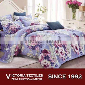 bliss purple luxury comforter set includes comforter shams pillow -white burgundy floral
