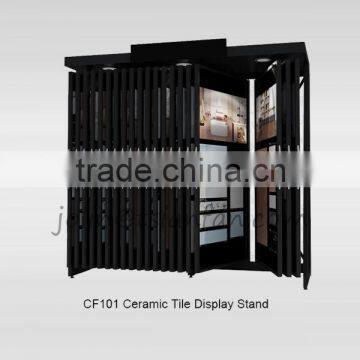 CF101 Marble Granite Tile Showroom Design / Page Turning Type Rack