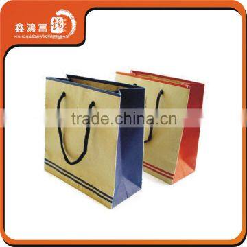 Wholesale good quality cheap color shopping paper bag