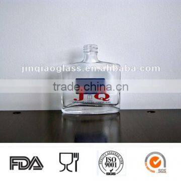 good design 90ml clear glass spirit bottles