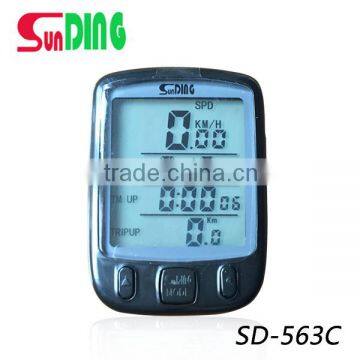 Multifunctional bike computer digital lcd bicycle speedometer wireless