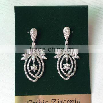 Hot seller cubic zirconia earrings