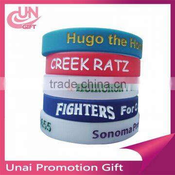 Promotional Gifts Bracelets And Bangles Custom Silicone Wrist band Silicone Wristband