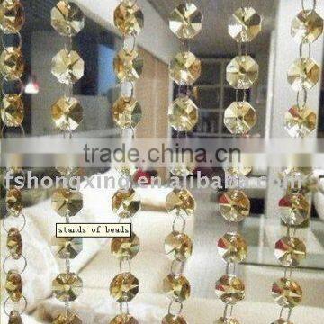 HX-0103 elegant acrylic crystal curtain , acrylic crystal bead curtain , crystal hanging curtain for wedding decoration