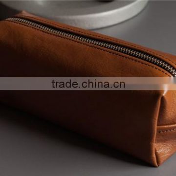 BOSHIHO genuine leather pencil pouch