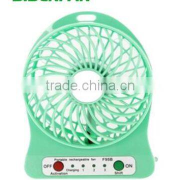 colorful 5v rechargeable usb mini handheld fan, table fan, portable fan, battery fan
