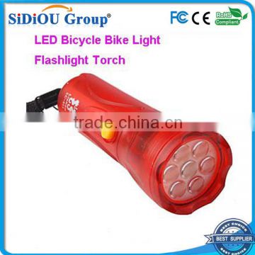 LED Bicycle Bike Light Flashlight Torch