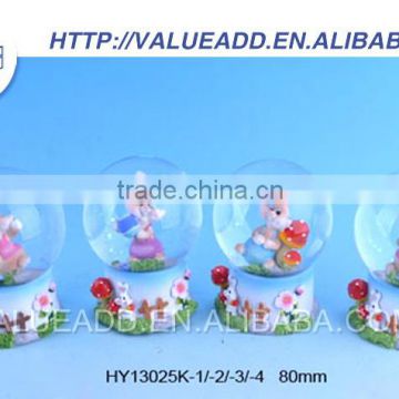 best sale resin glass ball with angel inside fashion designed