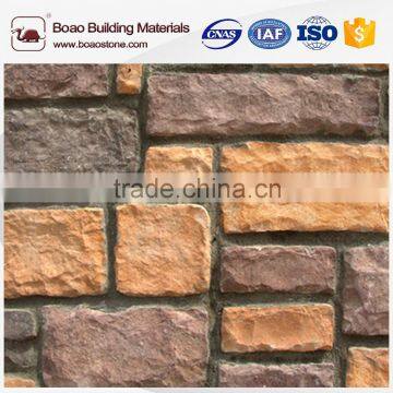 Decorative wall stone veneer silicone mold rustic stone wall cladding