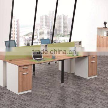 2015 latest modern 4 person office workstation layout