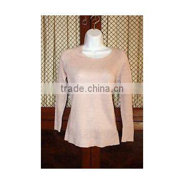 15JWL0217 thin linen spring summer sweater for woman