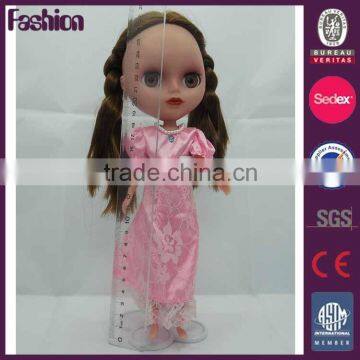 Special cute personalised custom long hair plush doll