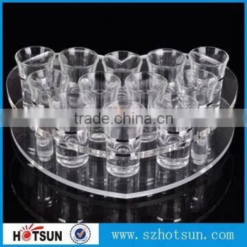 Modern Design Various Styles Acrylic Wine Glass/ Acrylic Wine Display Rack photo-3