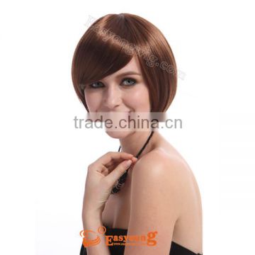 Wholesale price offer Ladies dark gold very short bob hair wigs for black women